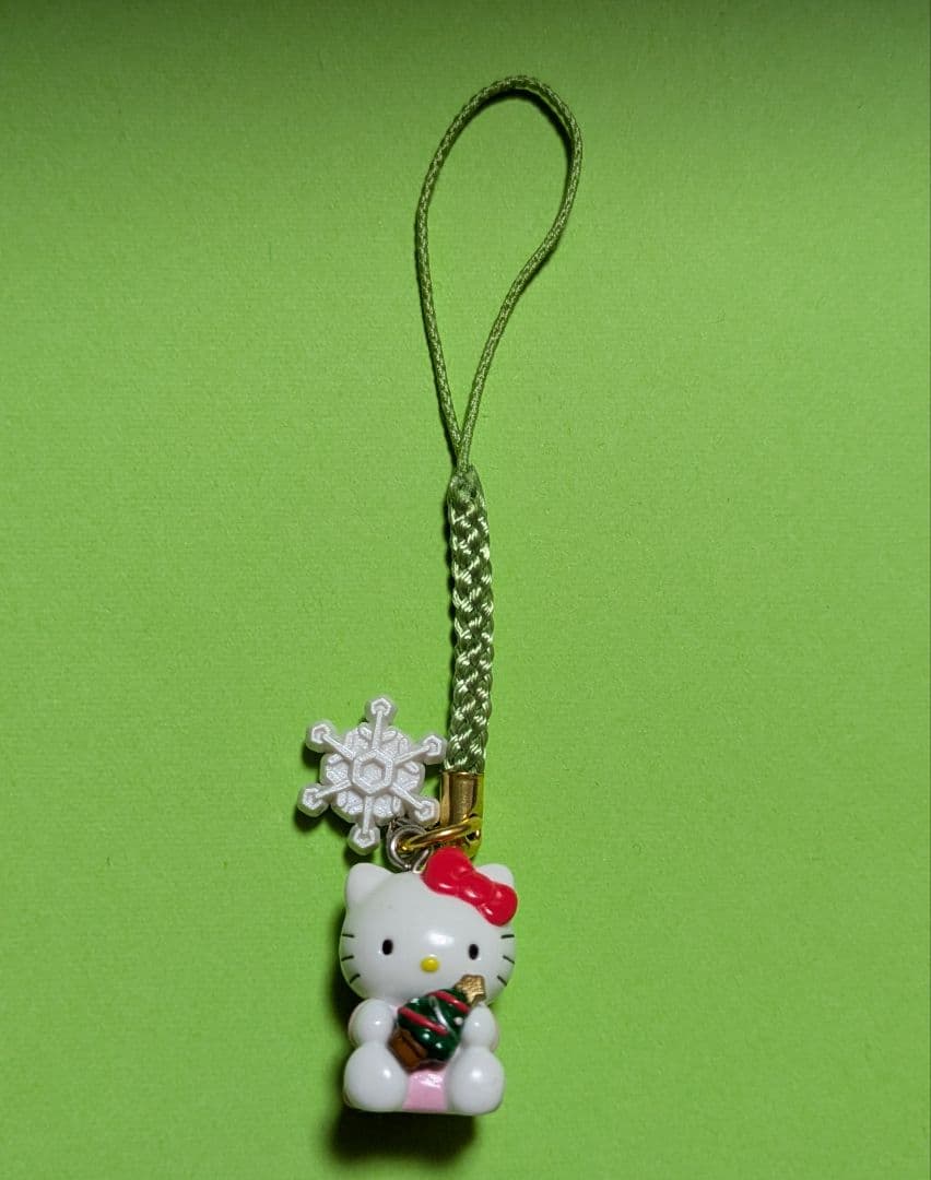 激レア　ハローキティ根付け クリスマス限定 サンタ　トナカイ　雪だるま