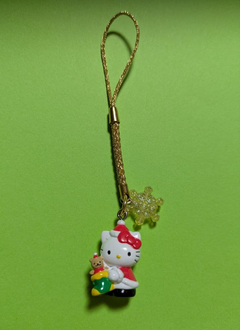 激レア　ハローキティ根付け クリスマス限定 サンタ　トナカイ　雪だるま