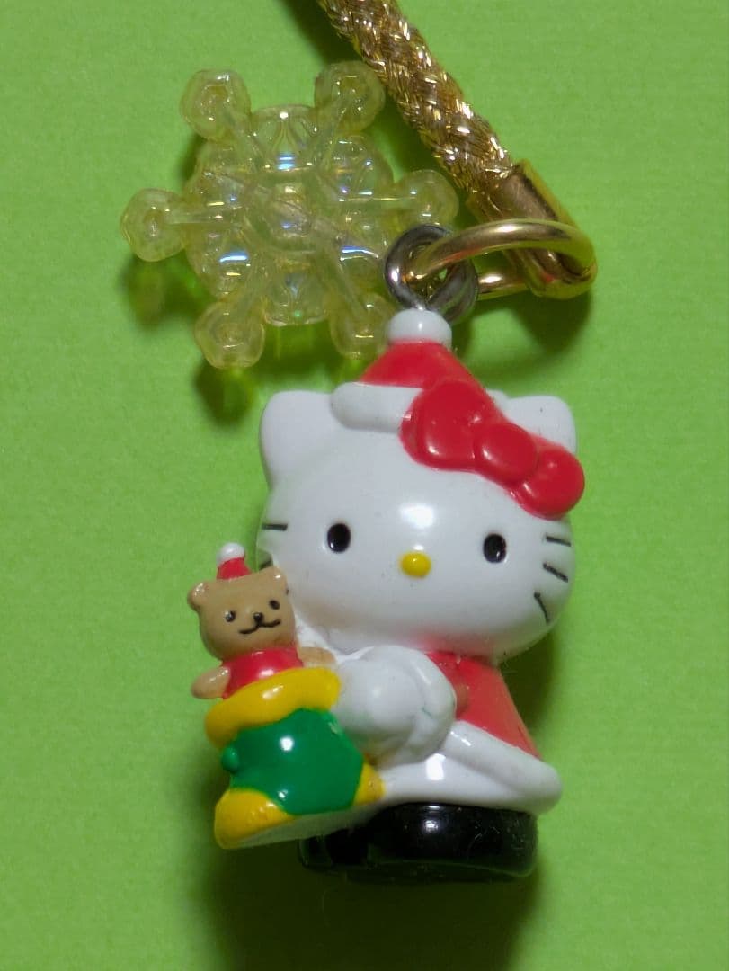 激レア　ハローキティ根付け クリスマス限定 サンタ　トナカイ　雪だるま