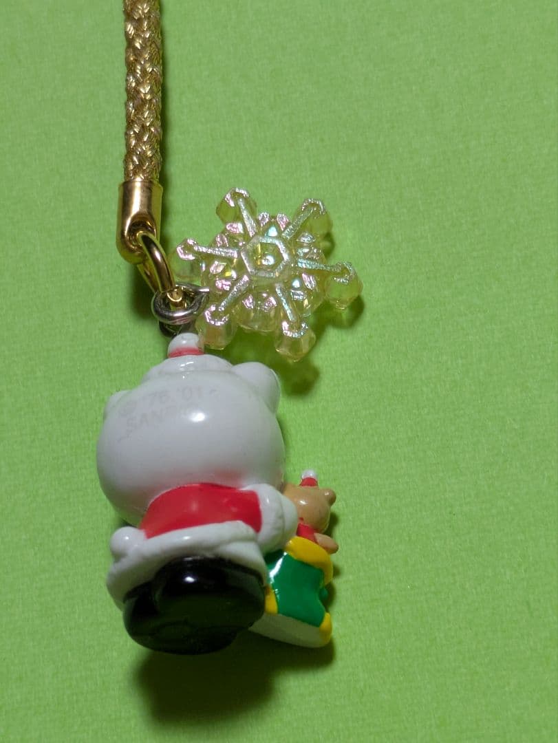 激レア　ハローキティ根付け クリスマス限定 サンタ　トナカイ　雪だるま
