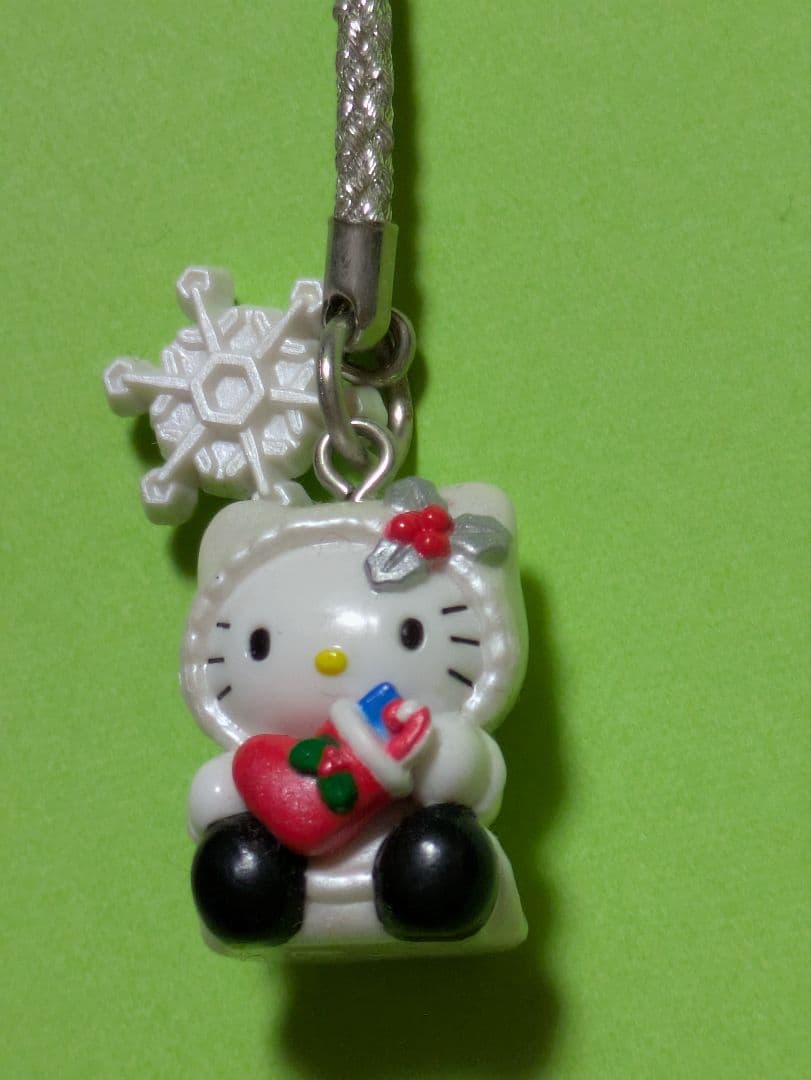 激レア　ハローキティ根付け クリスマス限定 サンタ　トナカイ　雪だるま