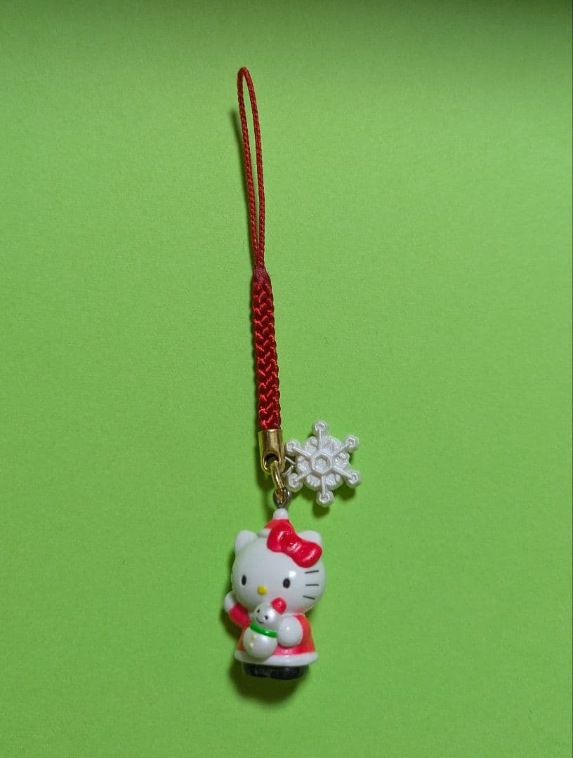 激レア　ハローキティ根付け クリスマス限定 サンタ　トナカイ　雪だるま