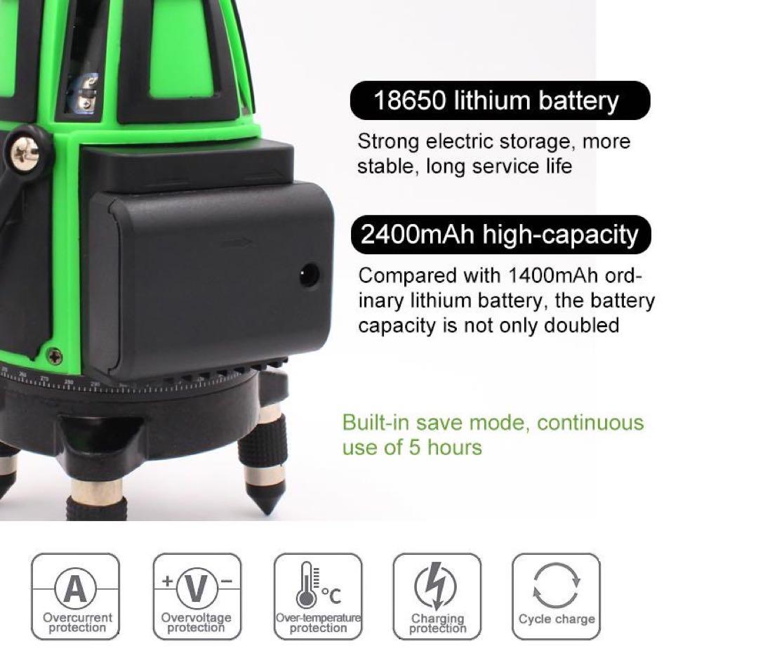 5ライン6点　グリーンレーザー墨出し器墨出し機墨出器測定器水準器水平器/高精度