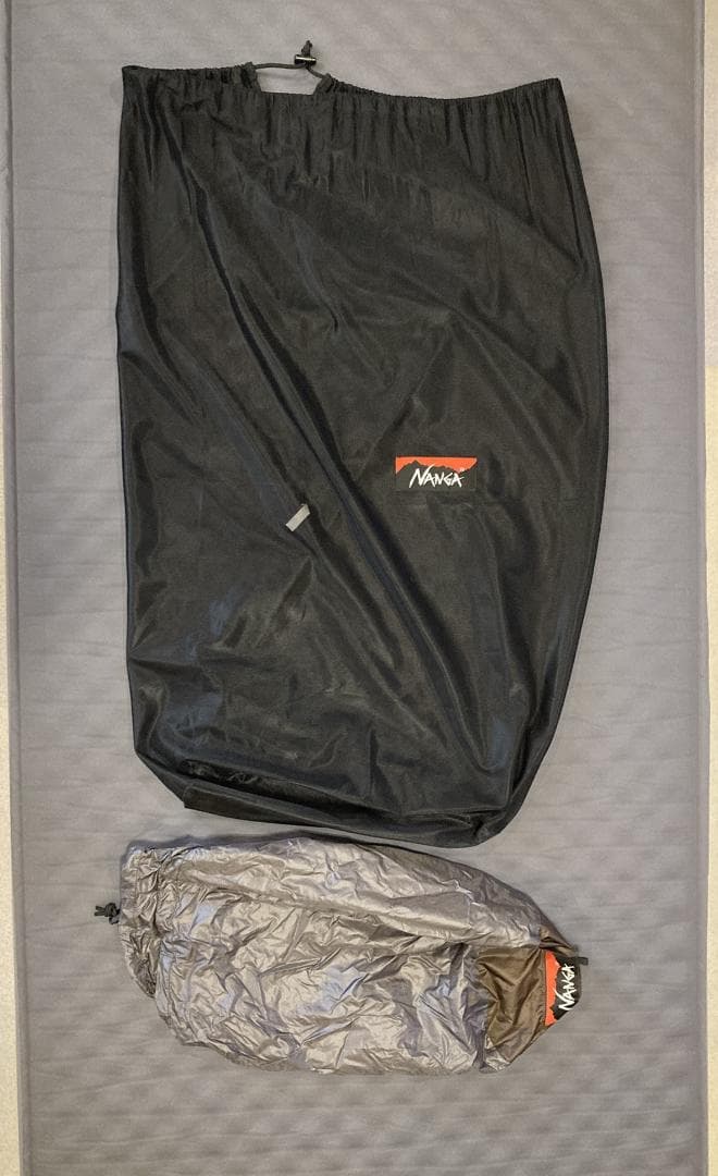 【美品】ナンガ オーロラライト 750DX ロング ＋ 収納バッグ