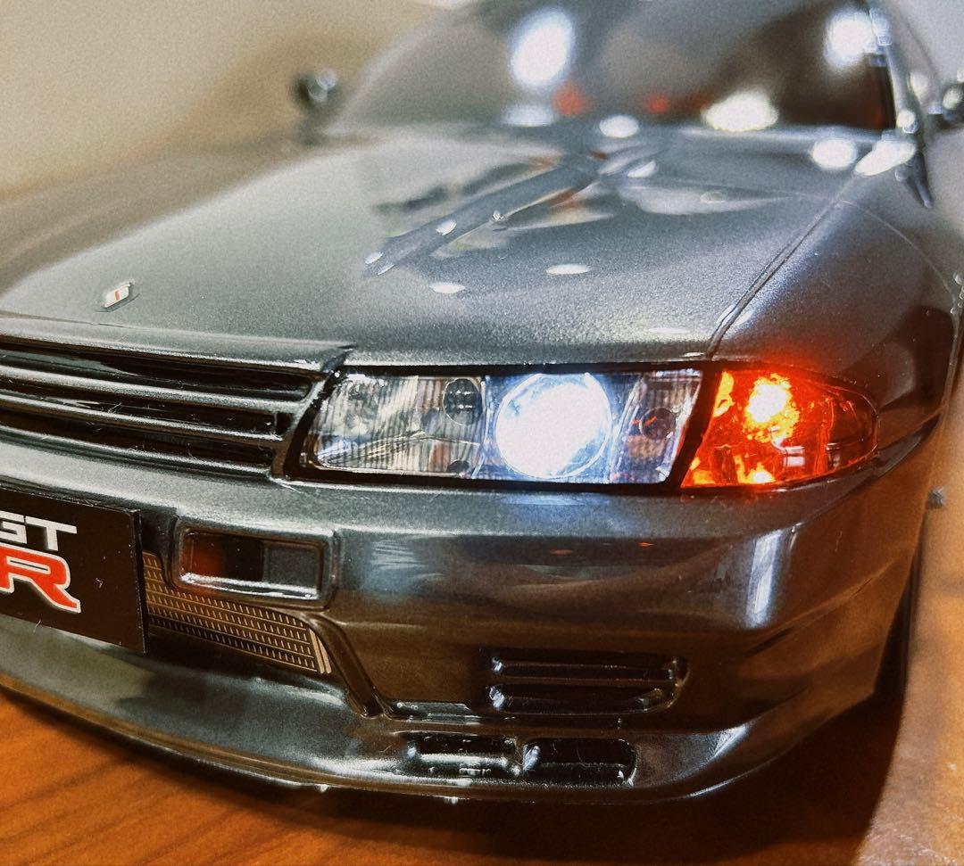 電飾付 タミヤ SP.1365 スカイライン GT-R R32 スペアボディ