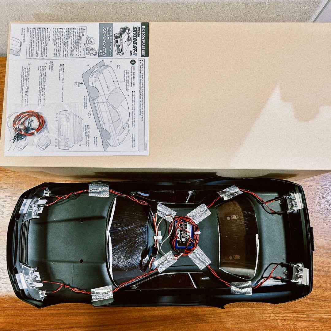 電飾付 タミヤ SP.1365 スカイライン GT-R R32 スペアボディ