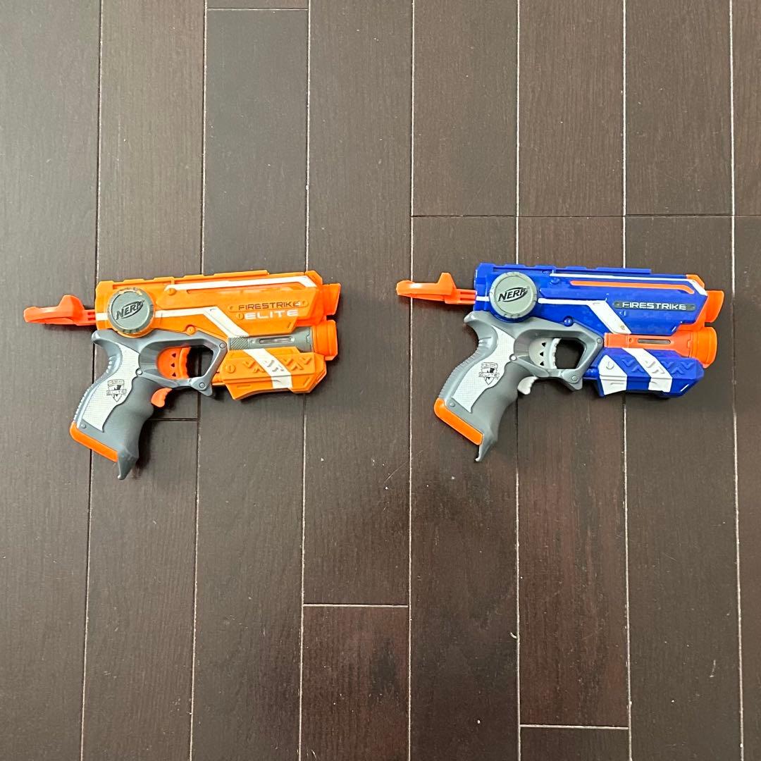 ナーフ ゾンビストライク ラフカット 2X4 オレンジ グリーン 2丁+オマケ