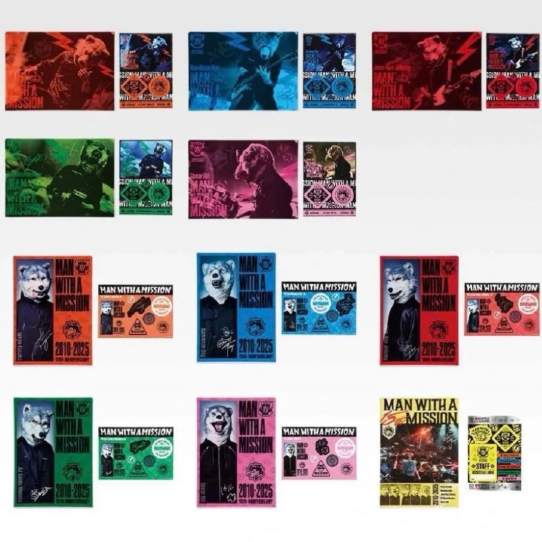 ★マンウィズ　MAN WITH A MISSION一番くじ　クッション　ファイル