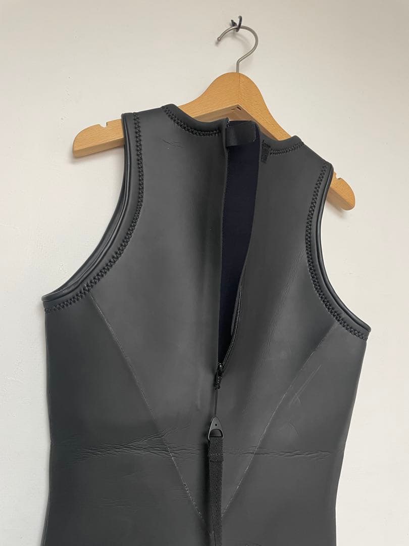 SAVER CROSS ノースリーブロングジョンウェットスーツ ブラック