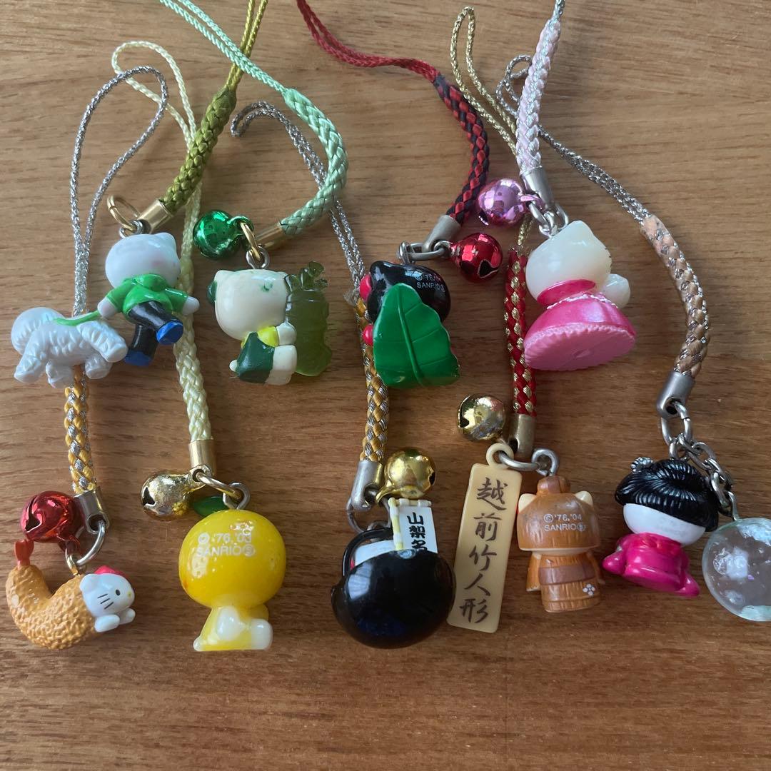 ご当地 キティ 地域限定 根付け ファスナーマスコット 74個 まとめ売り