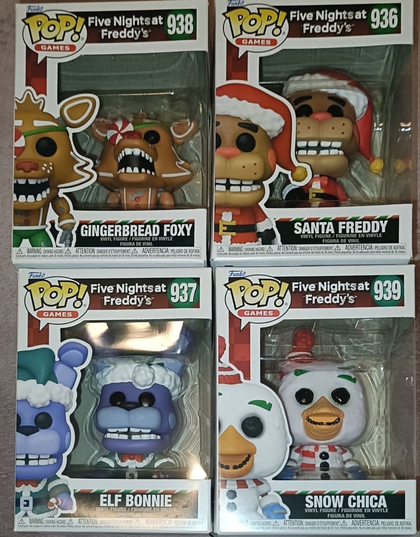 ファイブナイツアットフレディーズ　ホリデー　フィギュア