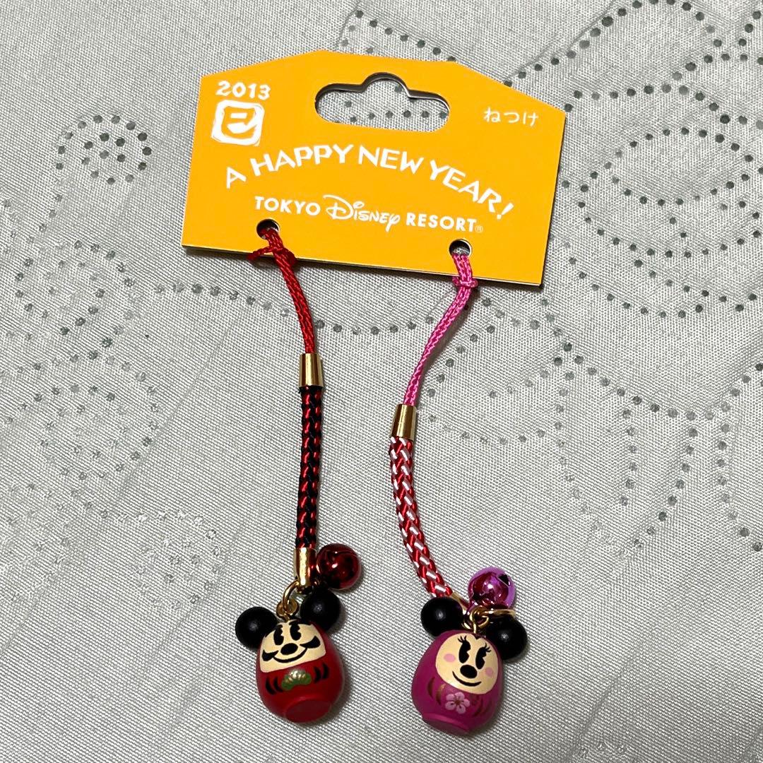 ミッキー&ミニー(根付け)ディズニーリゾート 15点 おまけストラップセット1点