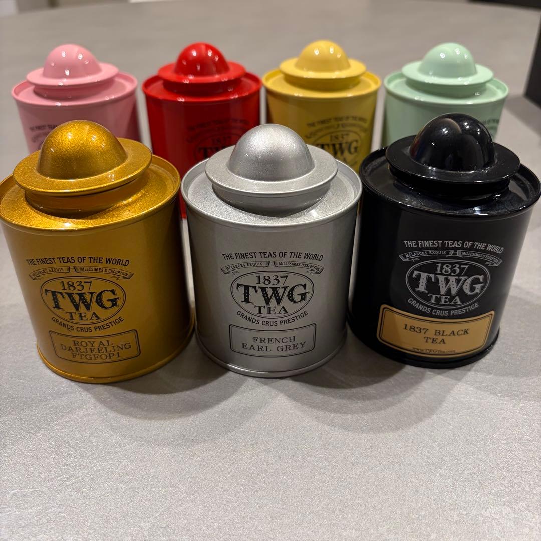 TWG Tea カラフル　空き缶セット