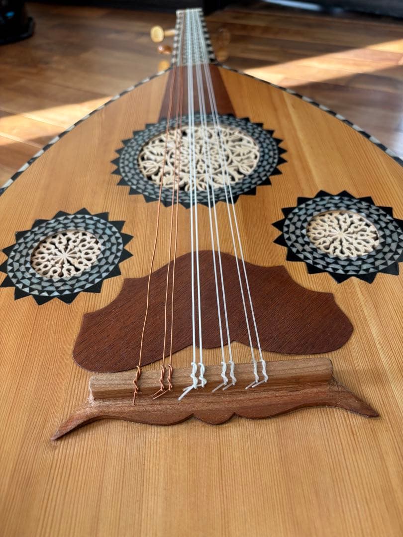 ウード OUD 12弦 リュード　木製 楽器　アラブ楽器　エジプト　弦楽器