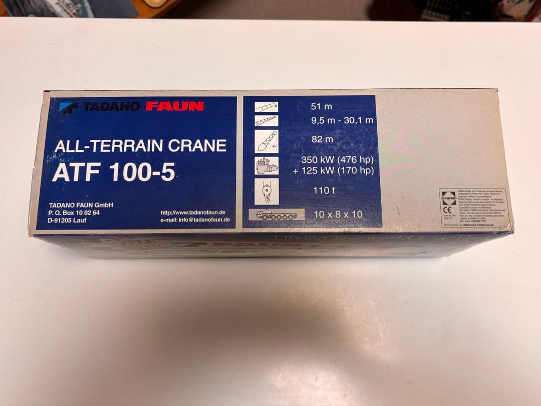 CONRAD 1/50 TADANO FAUN ATF 100-5クレーン