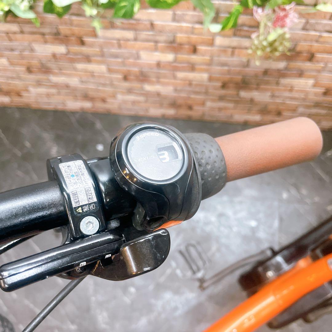 【87】電動自転車 YAMAHA PAS Babby オレンジ 20インチ