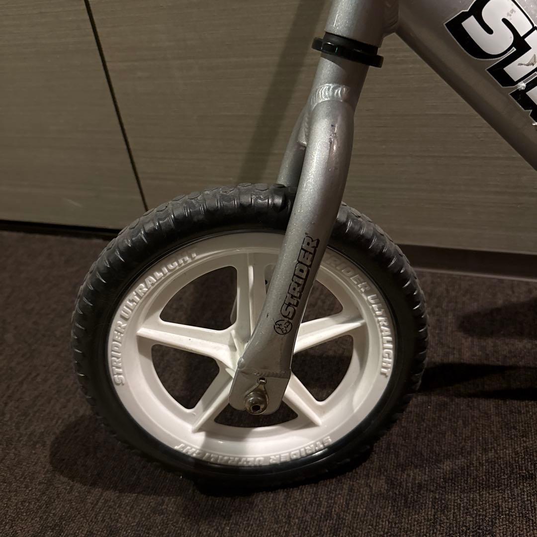 値下げ！STRIDER PROバランスバイク シルバー
