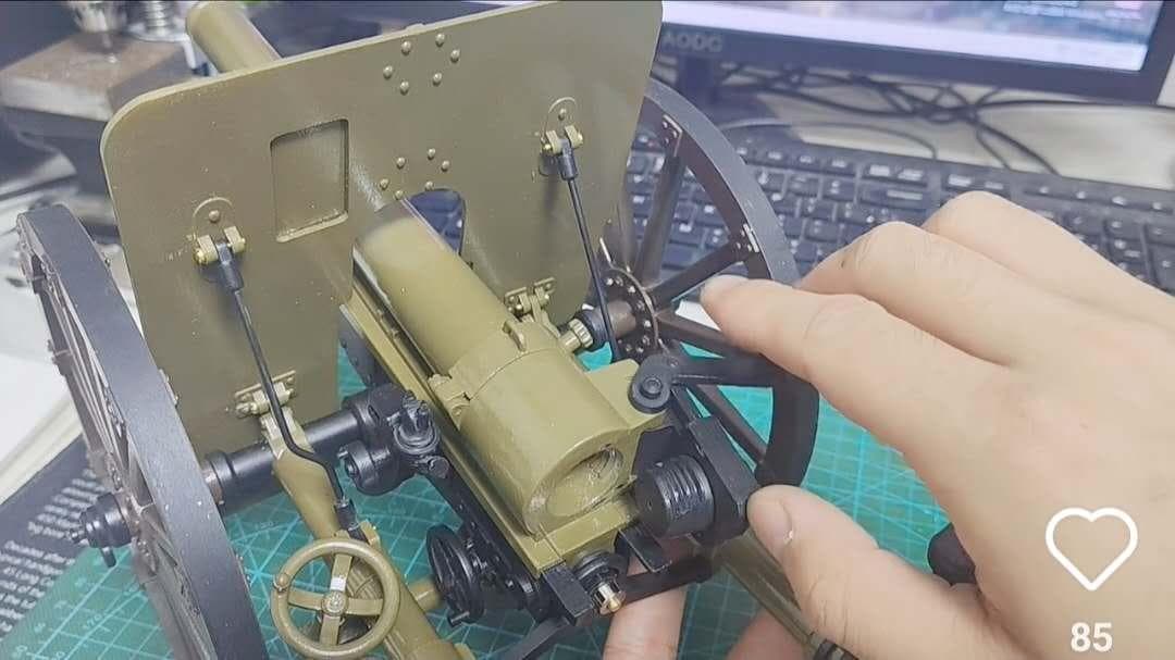 四一式山砲模型　1/6スケール　手作　新品