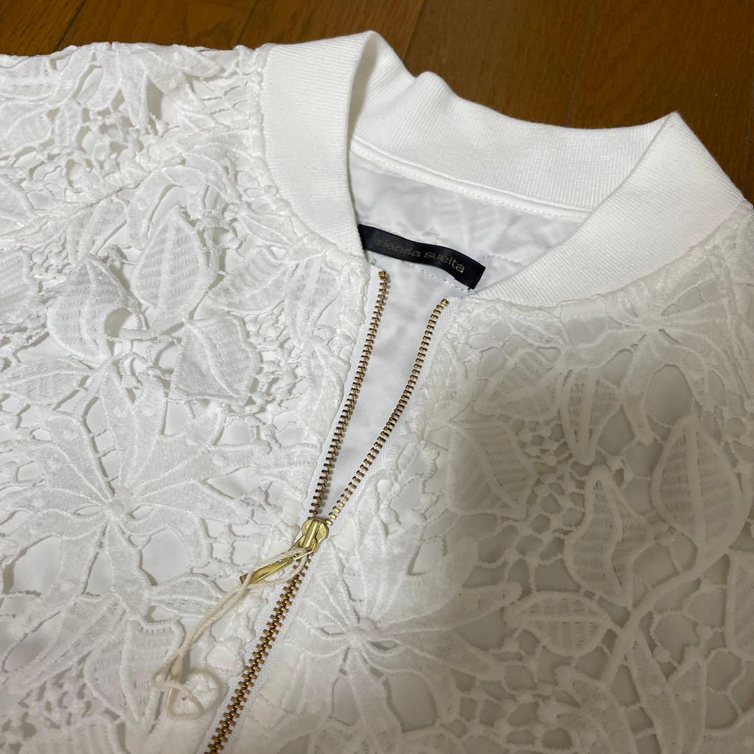 rienda sueltaレースブルゾンM