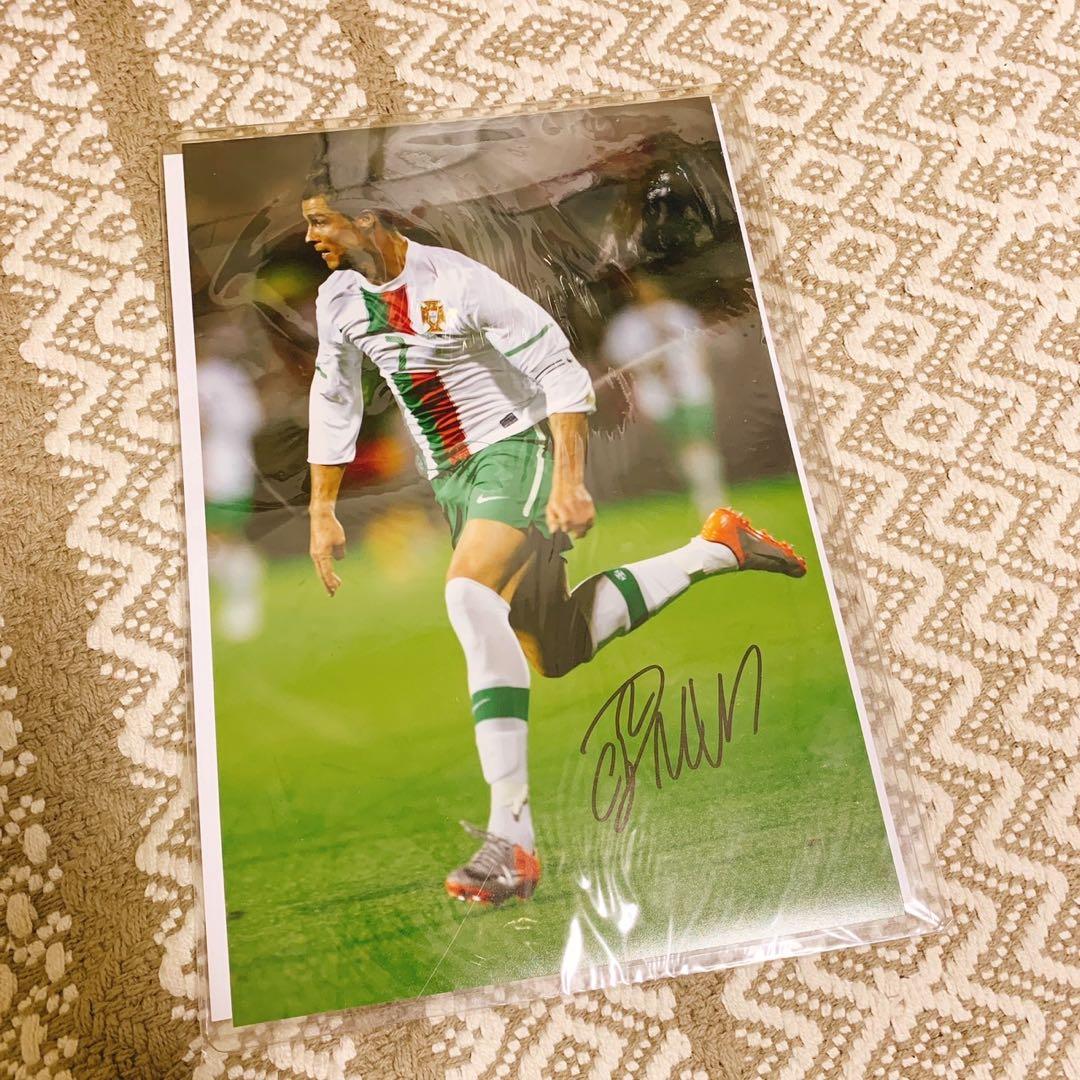 クリスティアーノ・ロナウド サイン入りフォト 証明書付き