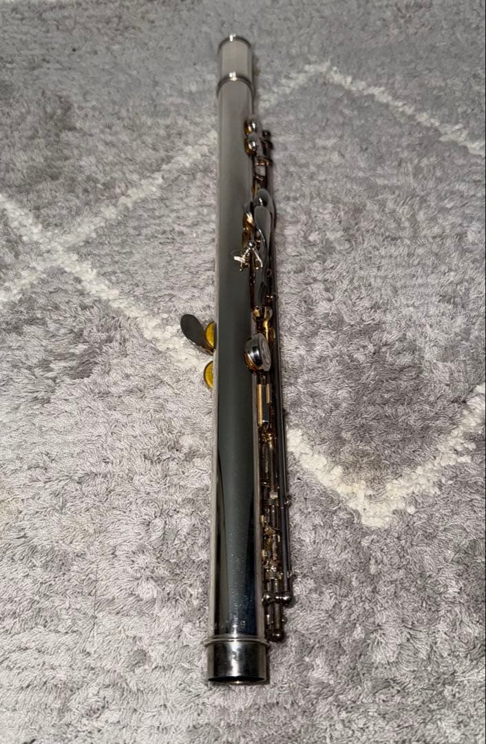 頭部管銀製 ヤマハフルート YFL311 Eメカ搭載 シルバー ケース付き