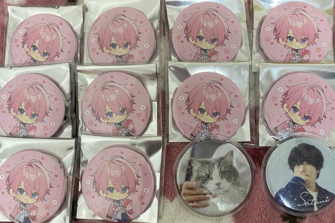 さとみくん　ワンマン缶バッジ　14点まとめ売り