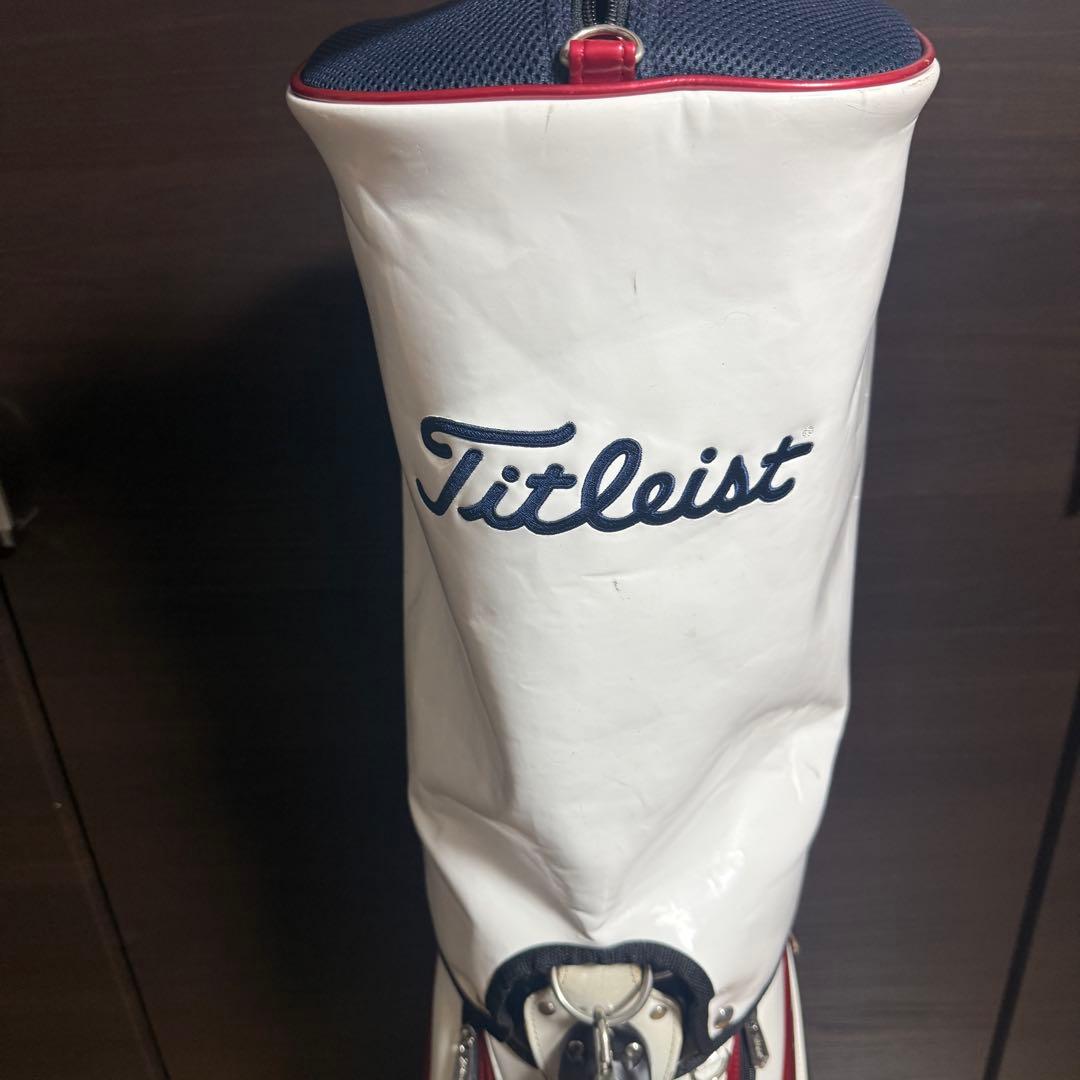 Titleist キャディバッグ ゴルフバッグ 赤・白・青