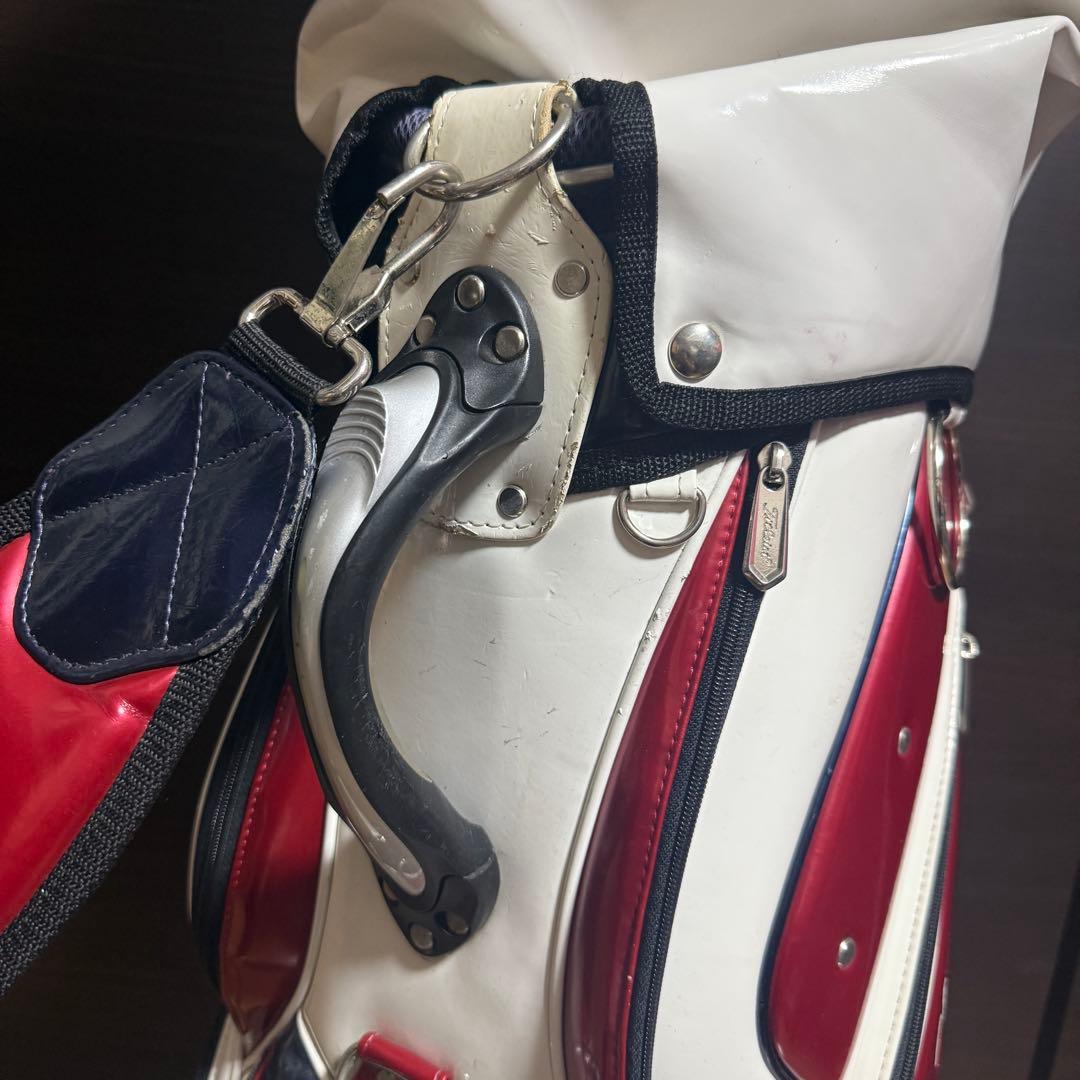 Titleist キャディバッグ ゴルフバッグ 赤・白・青