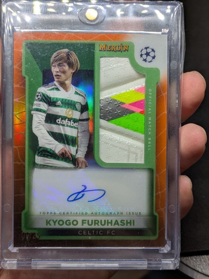 2022-23Merlin 古橋亨吾ボールサインカード25枚限定（おまけ付き）