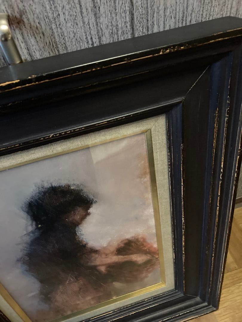 平野 遼 陶器市の女 油彩 絵画 4F 4号 【最終値下げ】