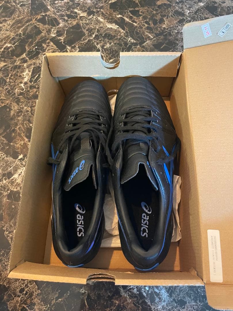 asics GEL-LETHAL ブラック/ブルー シューズ