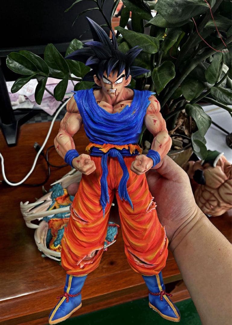 ドラゴンボール 孫悟空 ガレキ ガレージキット スタチューX①④③