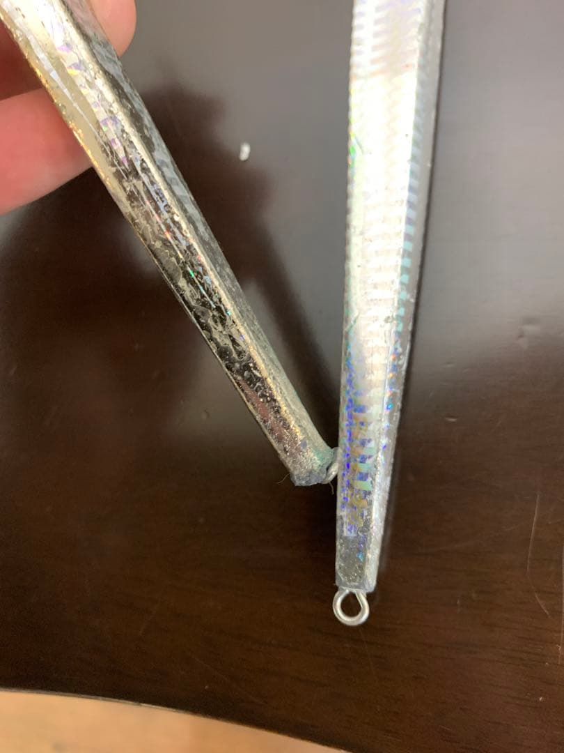 ジギング　明石　シルバー　ジグ　タチパターン　ロングジグ　青物　新品　中古