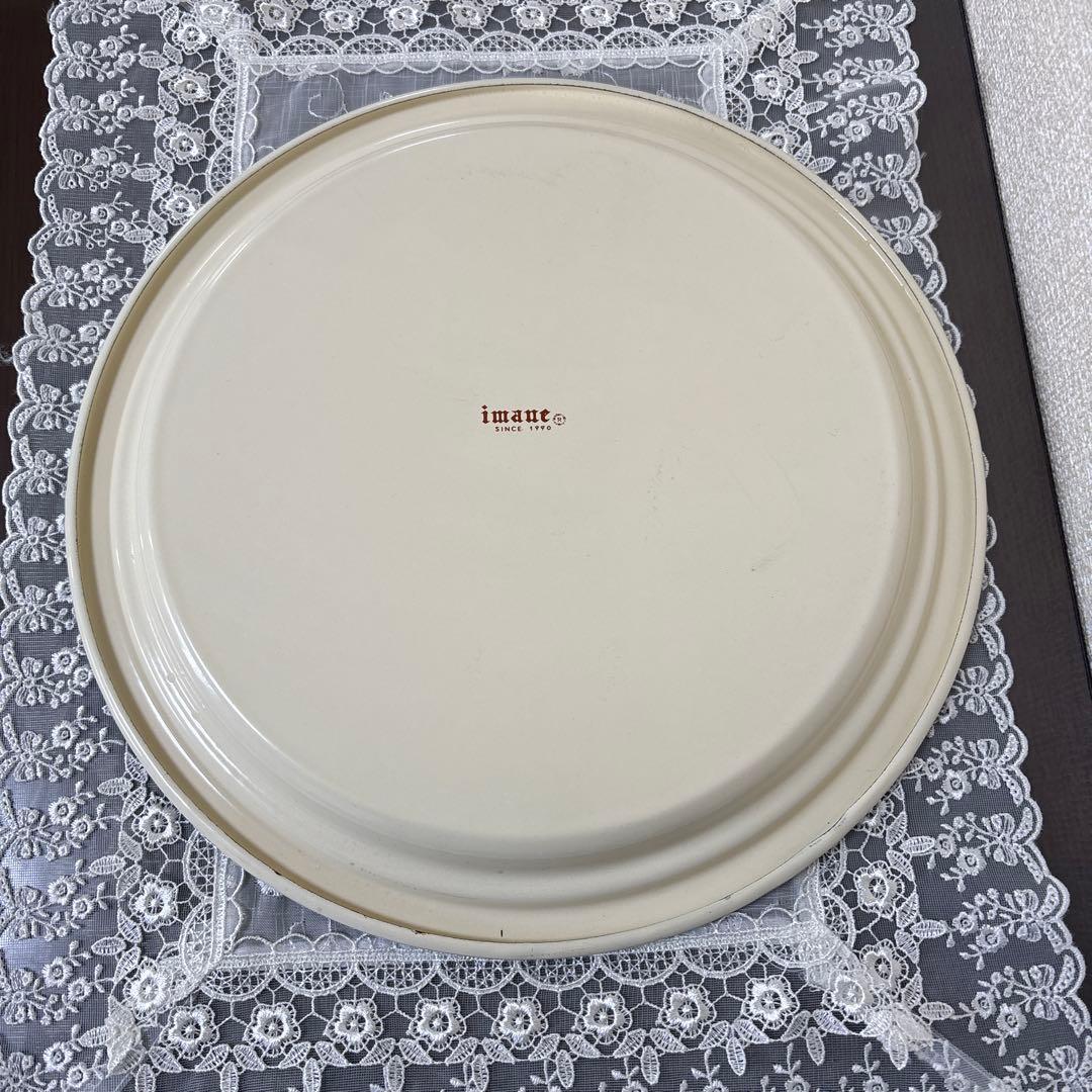 イマン　パンジー　ホーロー