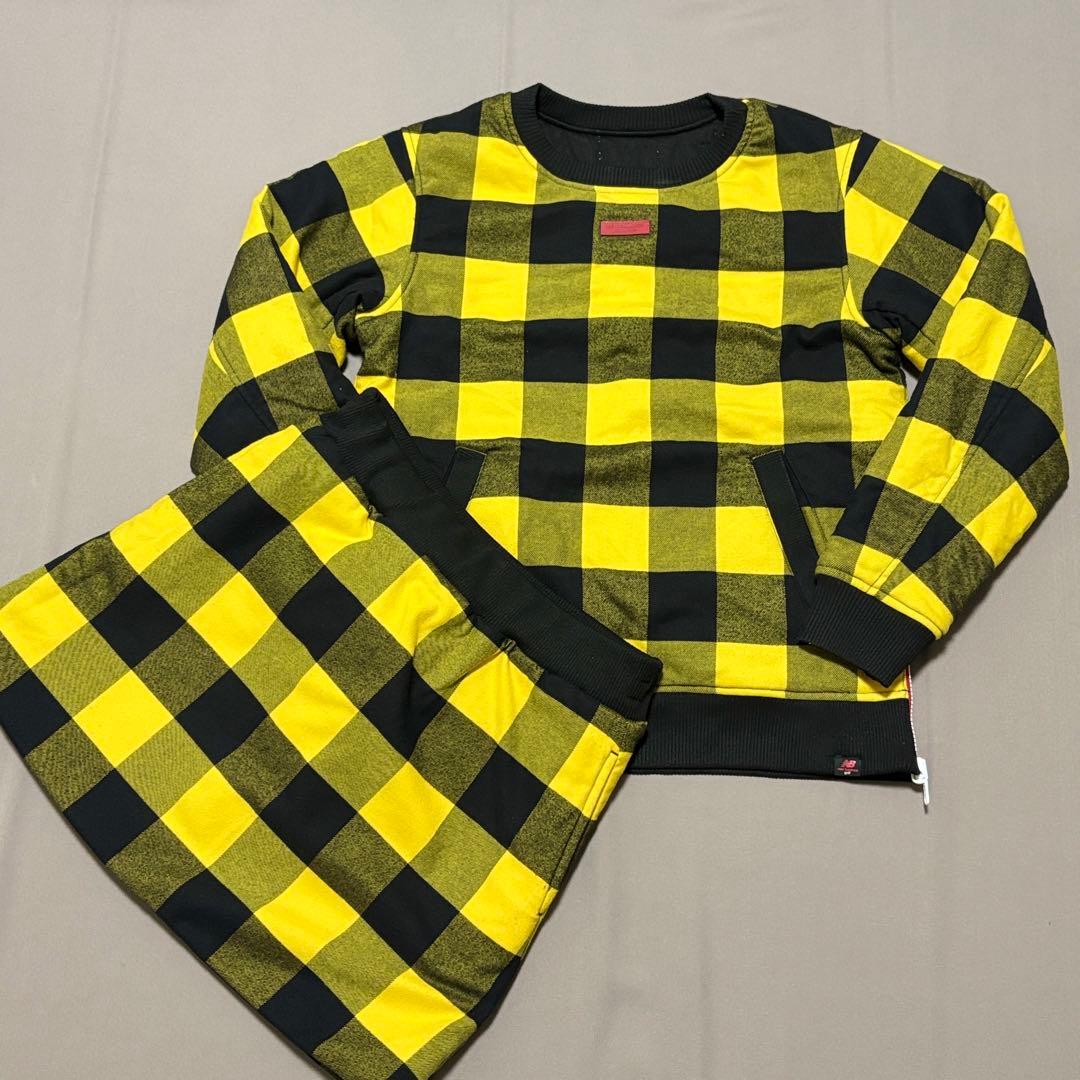 ニューバランスゴルフ リバーシブル中綿スニード&中綿スカート上下セットアップ