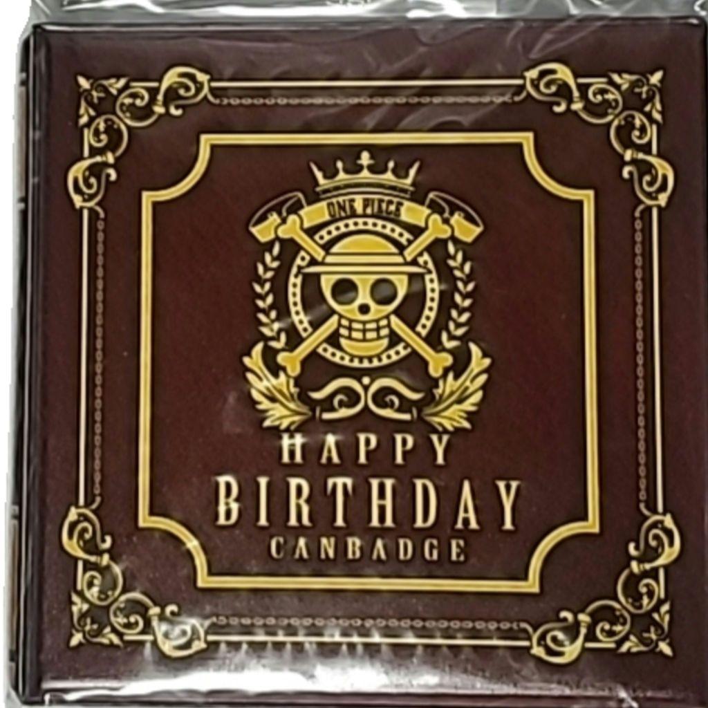 ONE PIECE ニコ・ロビン ロビン 麦わらストア バースデイ 缶バッチ