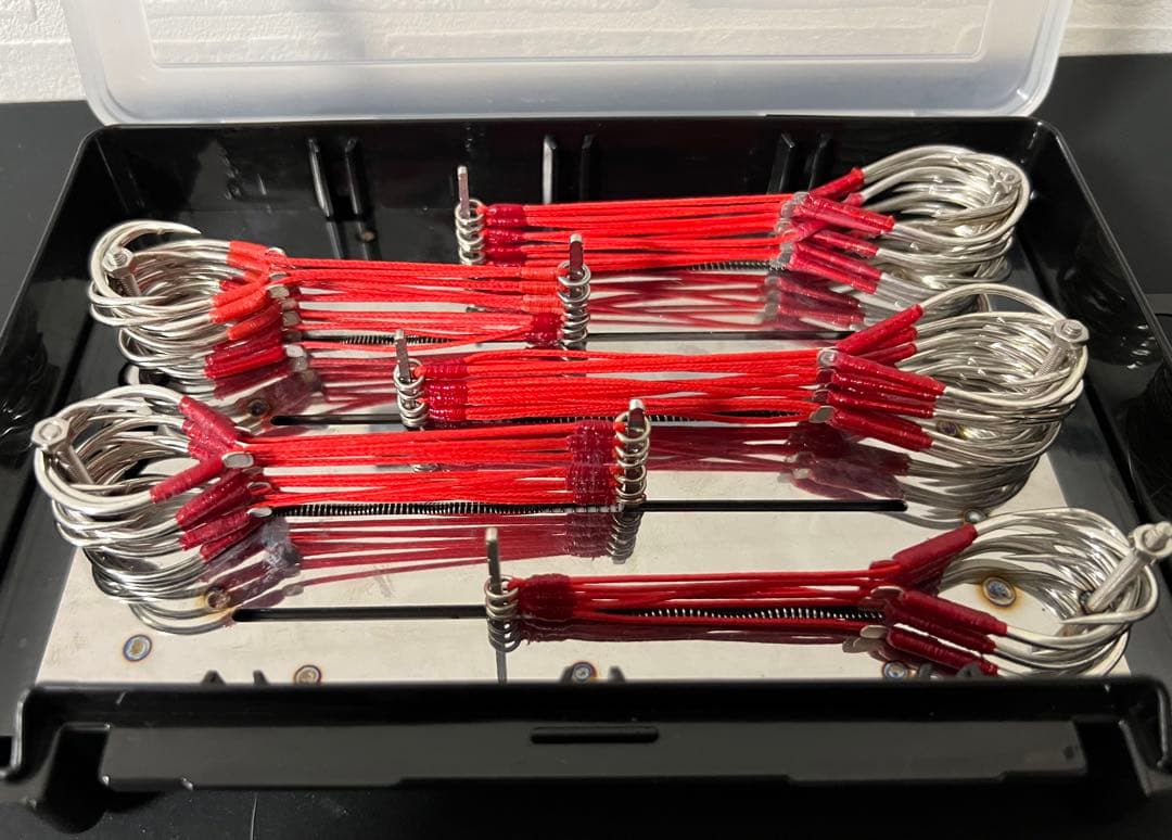 海底制圧フックストッカー　自作アシストフック30本付き　シーフロアコントロール