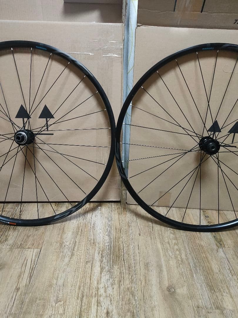 中古 Shimano WH-RS171 622×19C アルミホイール 前後