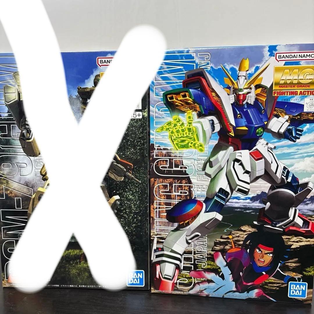 【未組立】MG 陸戦型ジム & シャイニングガンダム