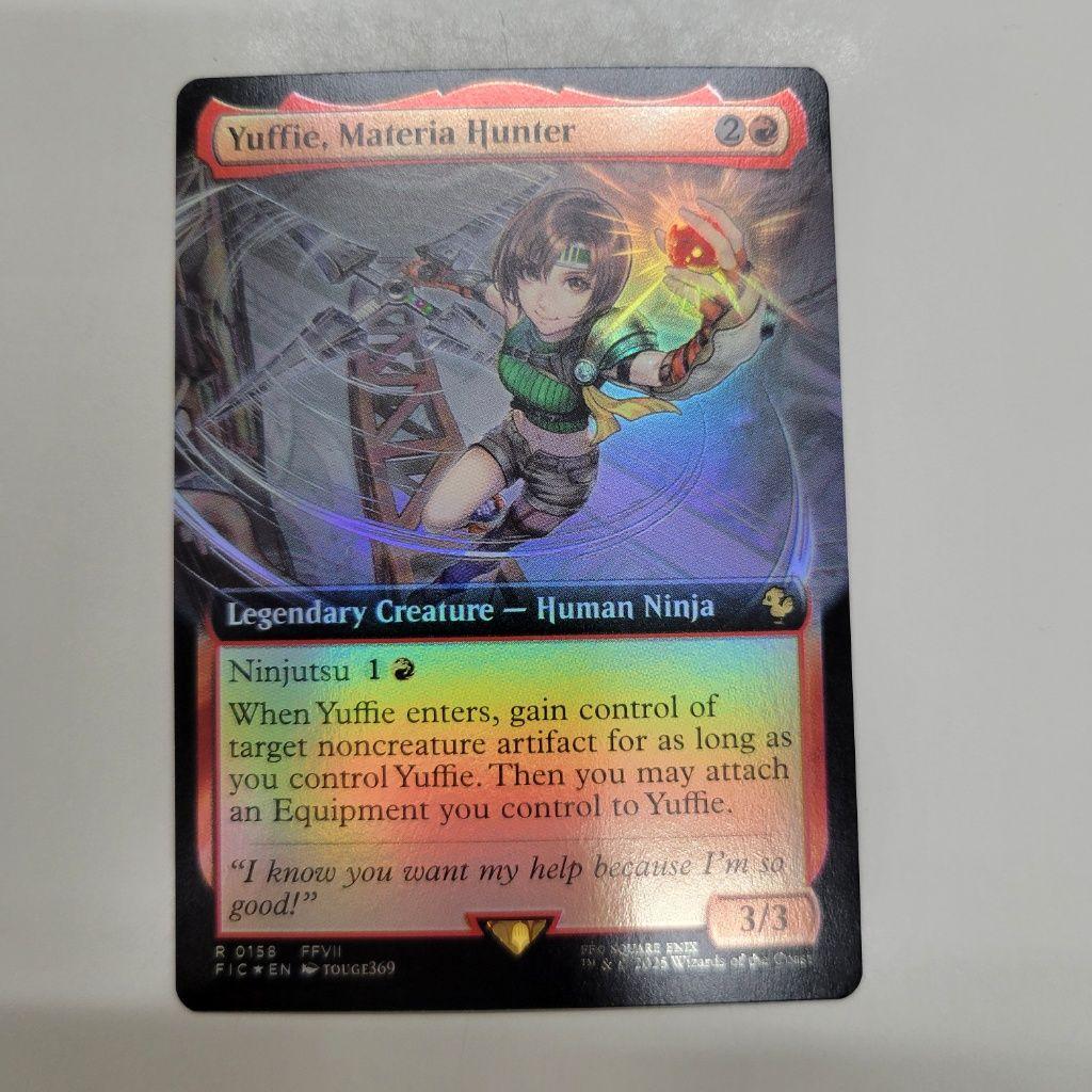MTG 稀少個体 マテリアハンター、ユフィ 拡張アート Foil