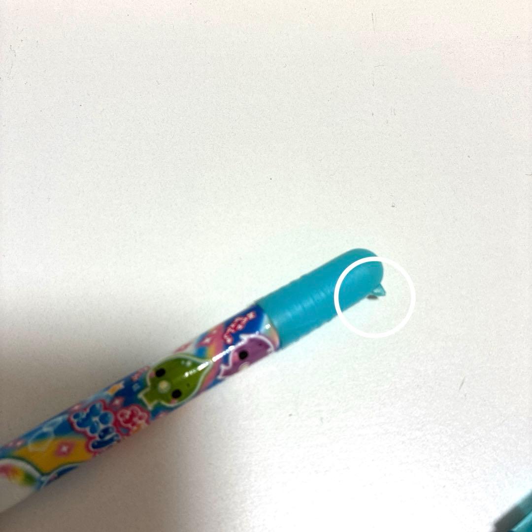 多色キャラクター柄シャープペンシル本体　あわ　シャボン玉　レトロ　平成　文具