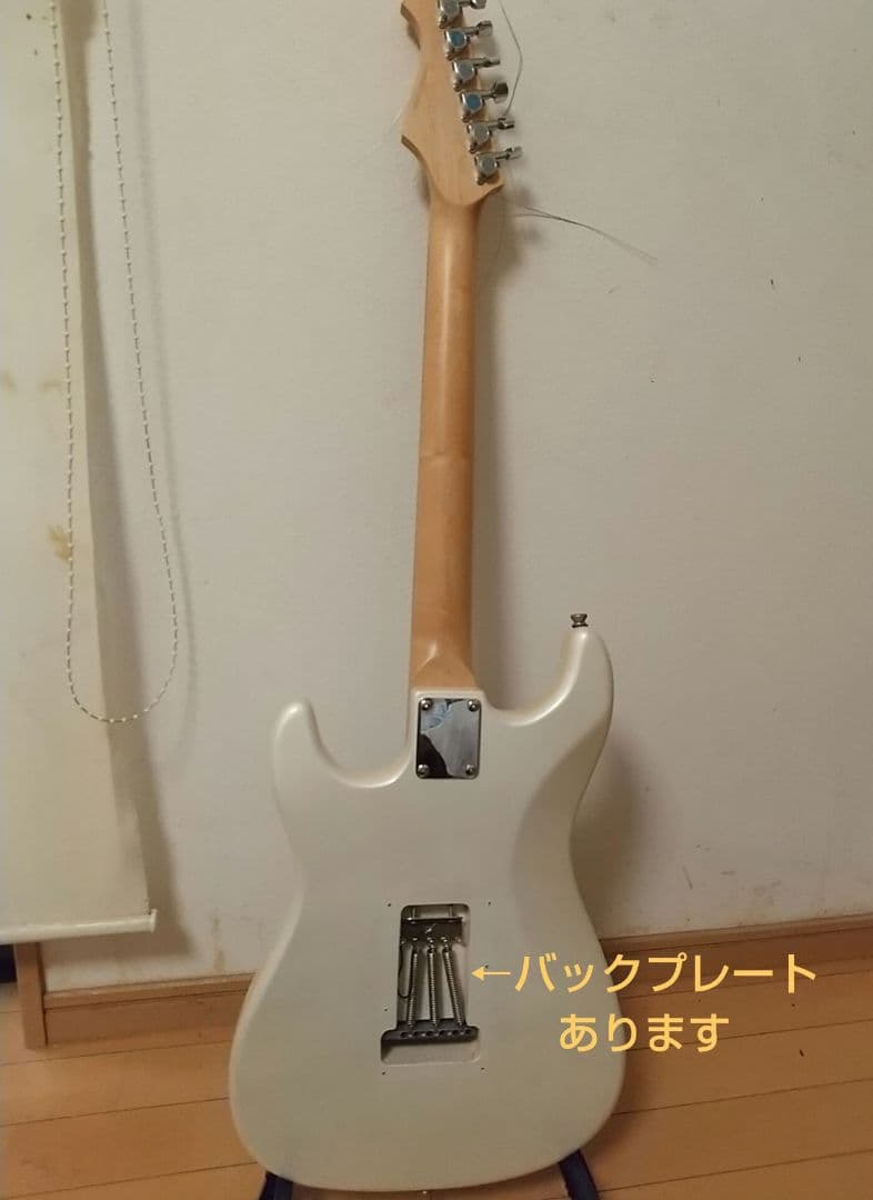 ARIA STG-series エレキギター/パールホワイト/訳あり 調整済み