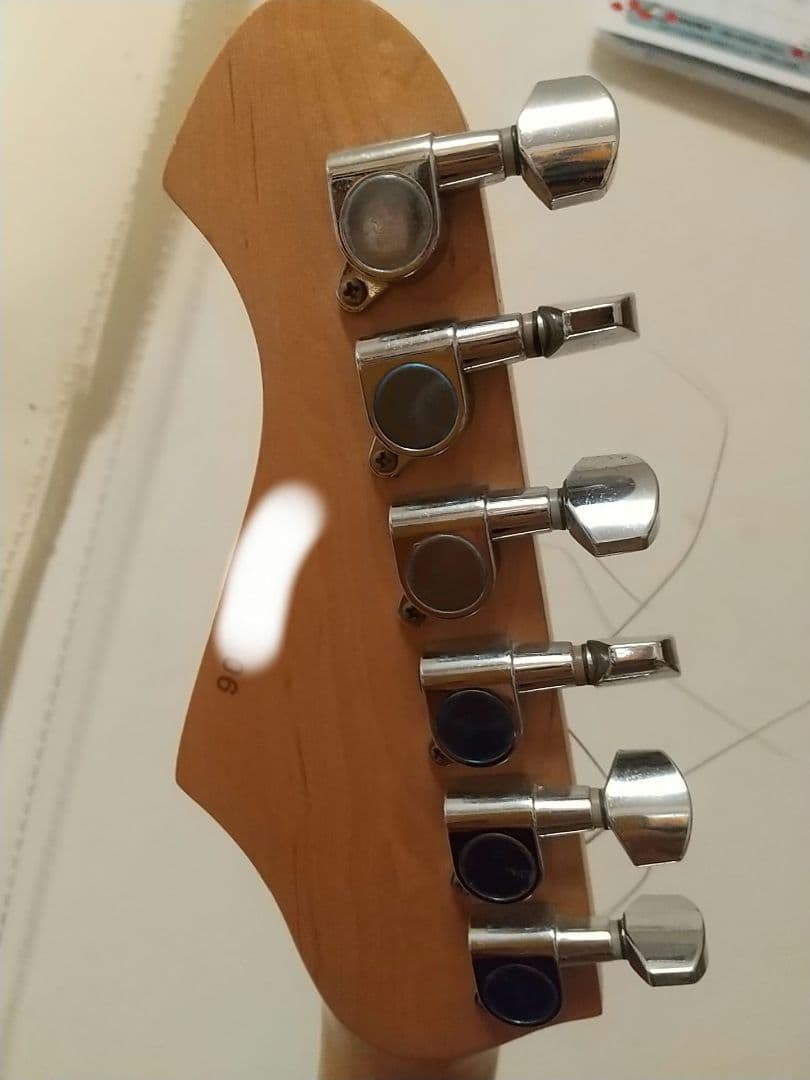 ARIA STG-series エレキギター/パールホワイト/訳あり 調整済み