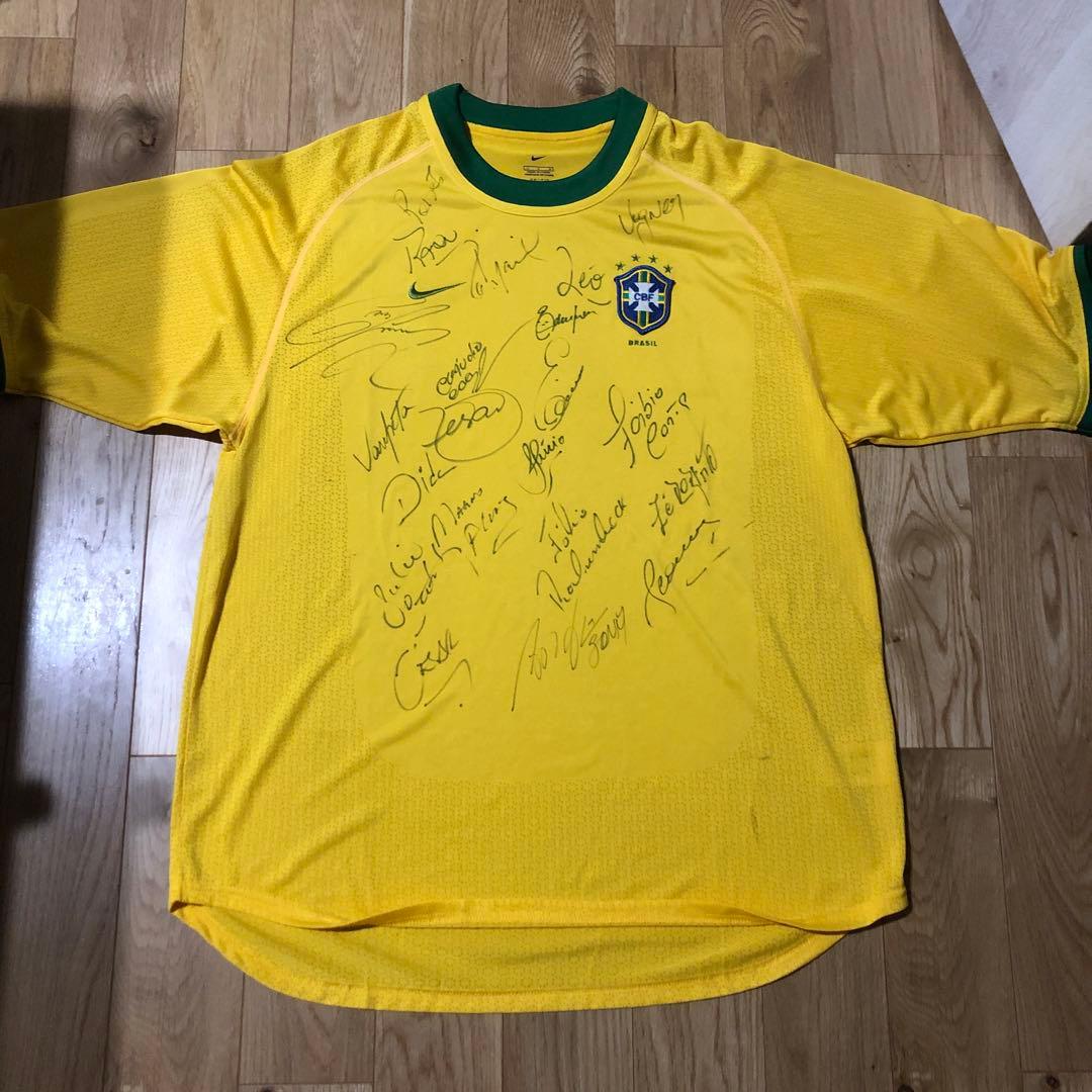 2000年　ブラジル代表　サイン入りユニホーム