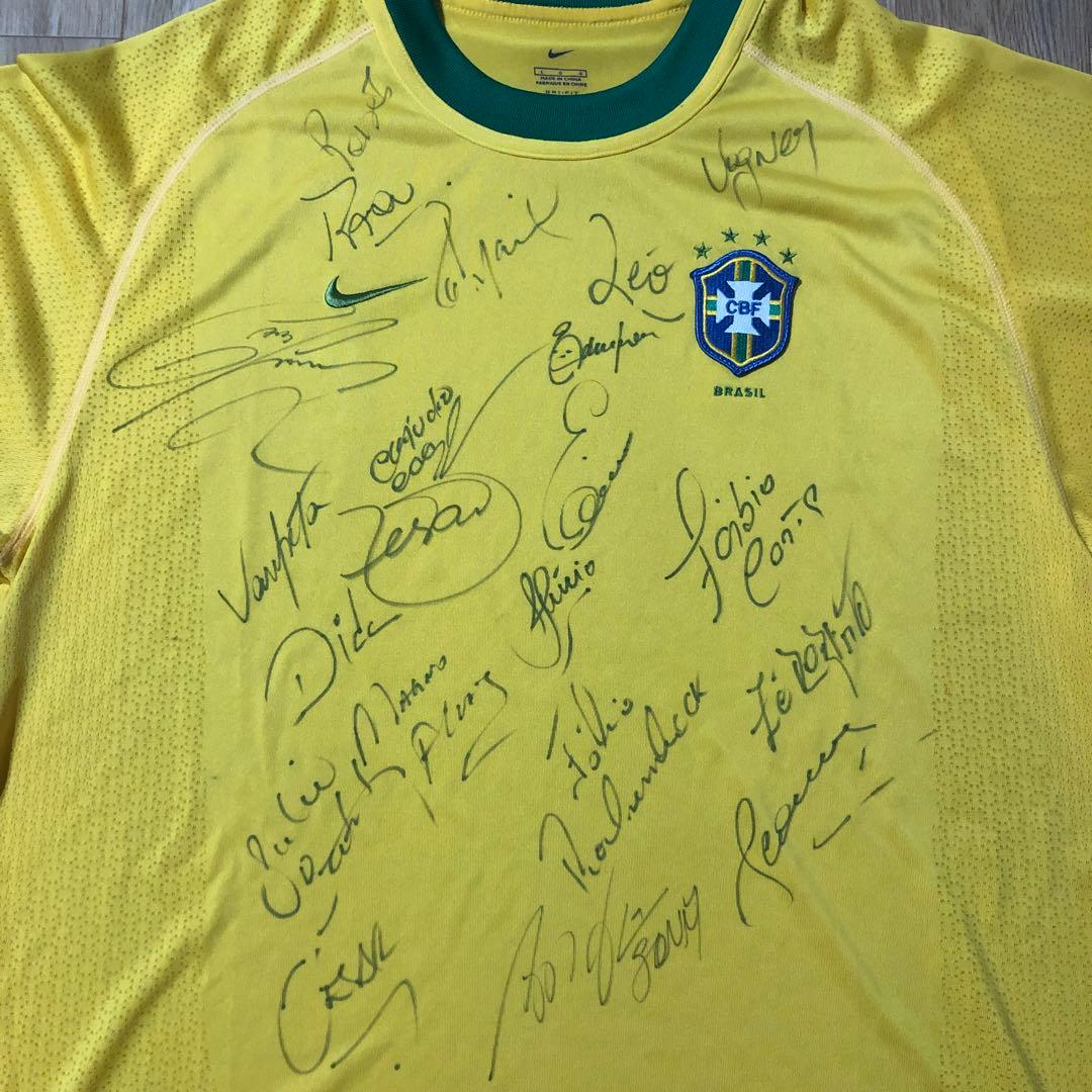 2000年　ブラジル代表　サイン入りユニホーム