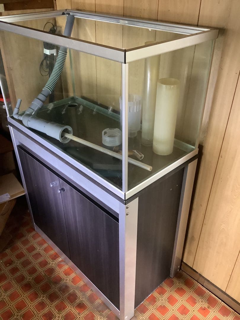 オーバーフロー水槽 90大きめ フィルター部品付き