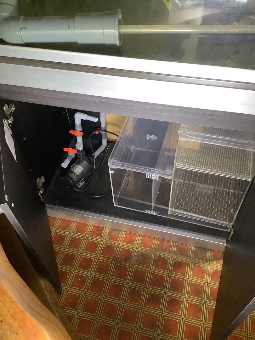 オーバーフロー水槽 90大きめ フィルター部品付き