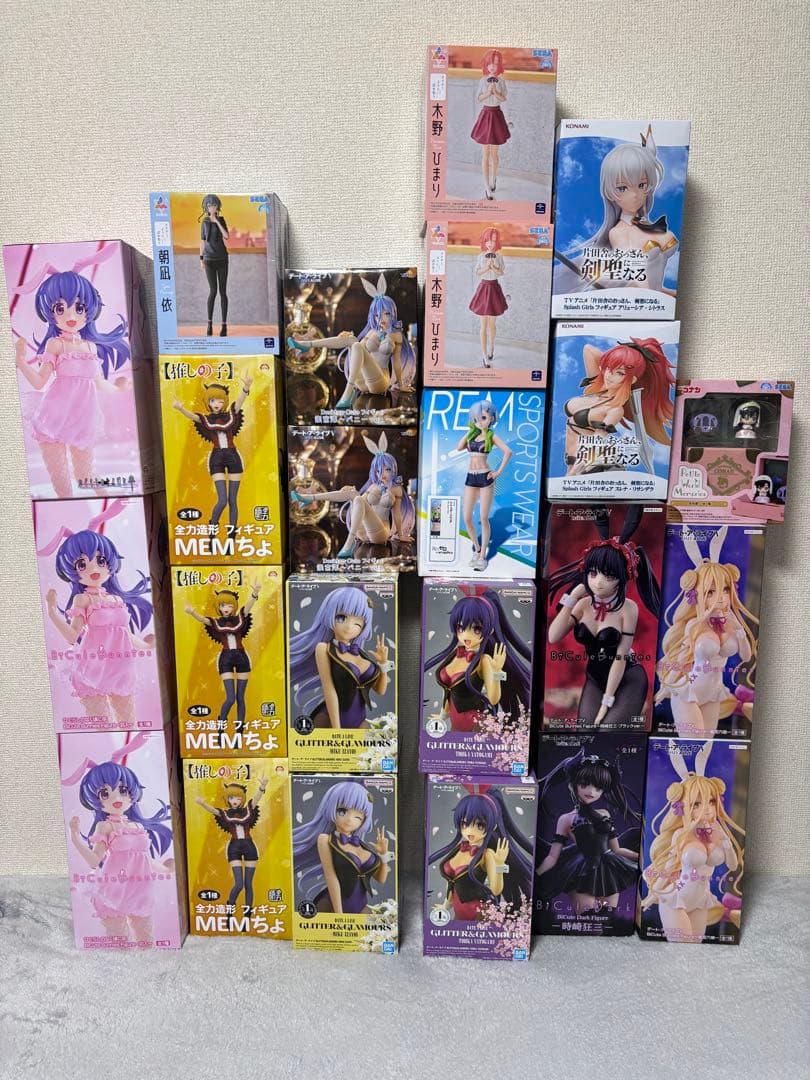 【新品未開封】プライズ景品デートアライブ他美少女フィギュア等23点まとめ出品