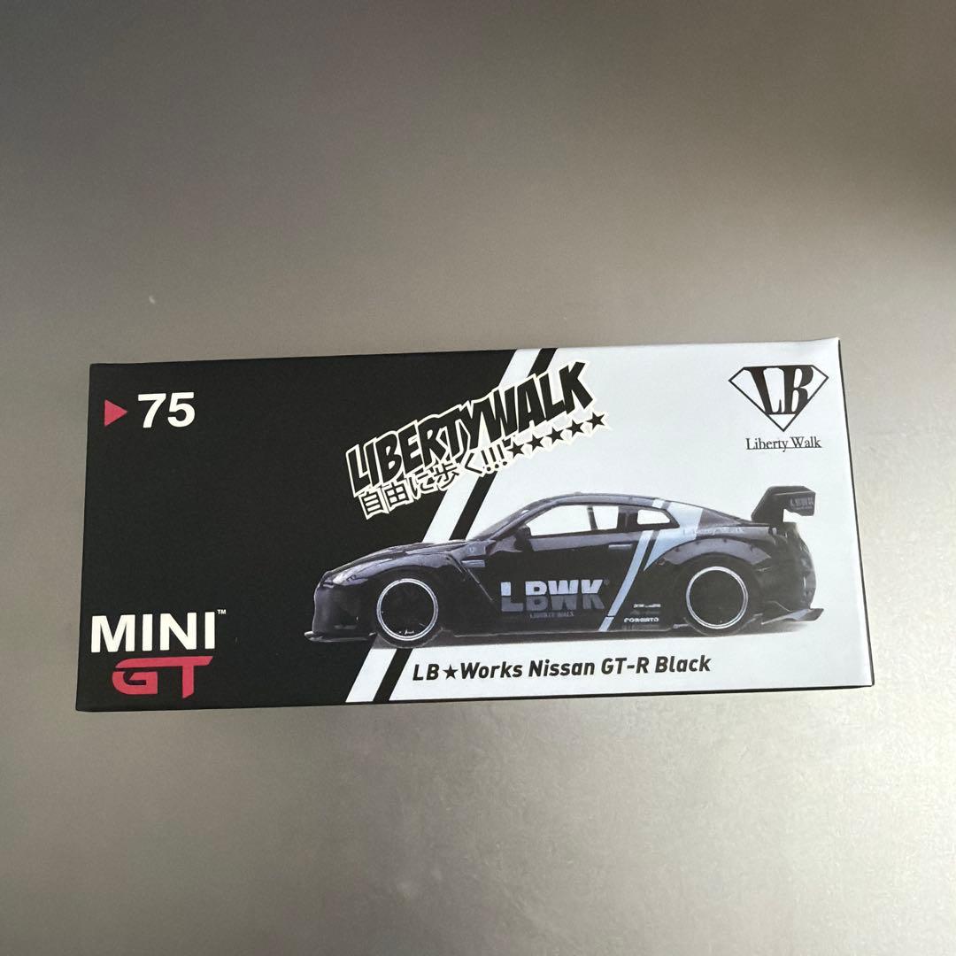 ミニカー MINI GT LB Works Nissan GT-R Black