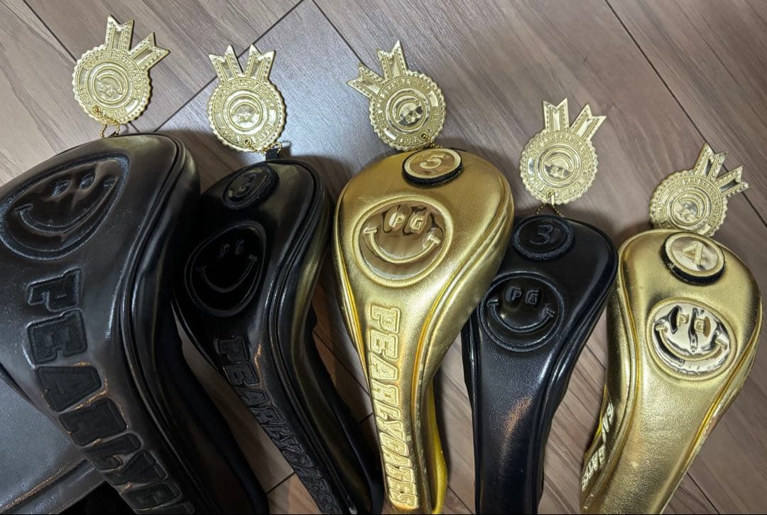 PEARLY GATES 正規品 キャディバッグ 9.5型 ヘッドカバー5点付